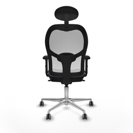 Bürostuhl mit Kopfstütze Piqueras y Crespo 2D086G1 Dunkelgrau