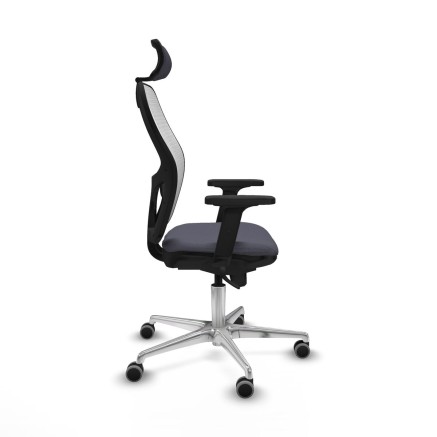 Office Chair with Headrest Piqueras y Crespo 2D086G2 Dark grey 2