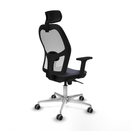 Office Chair with Headrest Piqueras y Crespo 2D086G2 Dark grey