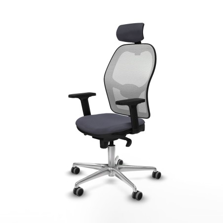 Office Chair with Headrest Piqueras y Crespo 2D086G2 Dark grey