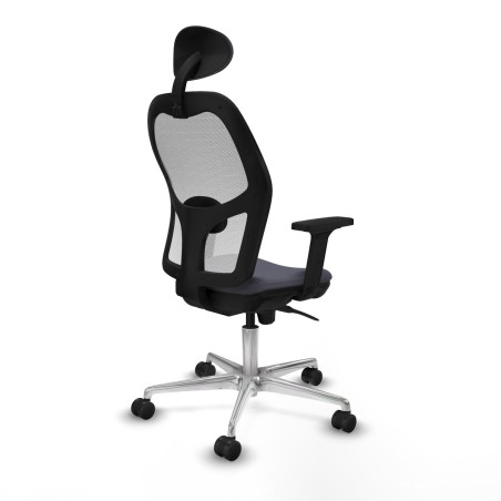 Sedia Ufficio con Poggiatesta Piqueras y Crespo 2D086N1 Grigio scuro