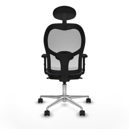 Chaise de Bureau avec Appui-tête Piqueras y Crespo 2D086N1 Gris fonc