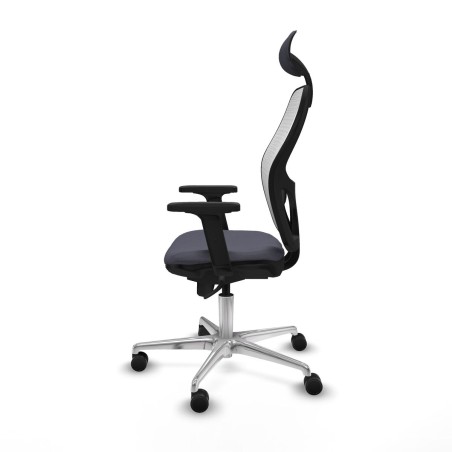 Chaise de Bureau avec Appui-tête Piqueras y Crespo 2D086N1 Gris fonc