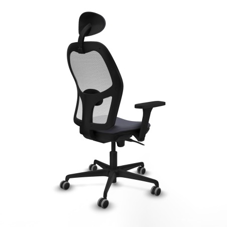 Sedia Ufficio con Poggiatesta Piqueras y Crespo 3D036G1 Grigio scuro