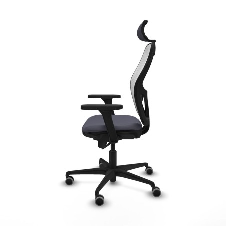 Sedia Ufficio con Poggiatesta Piqueras y Crespo 3D036G2 Grigio scuro