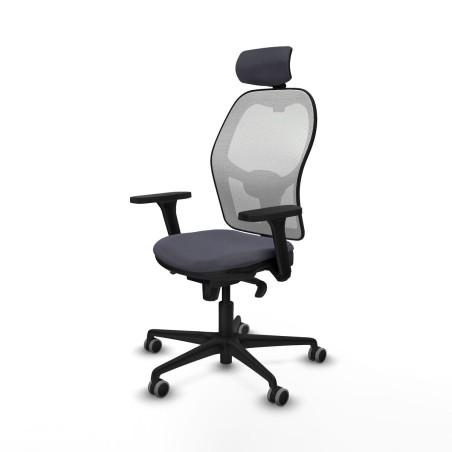 Chaise de Bureau avec Appui-tête Piqueras y Crespo 3D036G2 Gris fonc