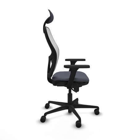 Chaise de Bureau avec Appui-tête Piqueras y Crespo 3D036N1 Gris fonc