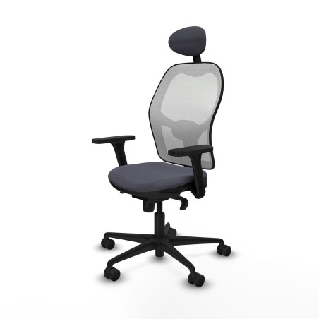 Chaise de Bureau avec Appui-tête Piqueras y Crespo 3D036N1 Gris fonc