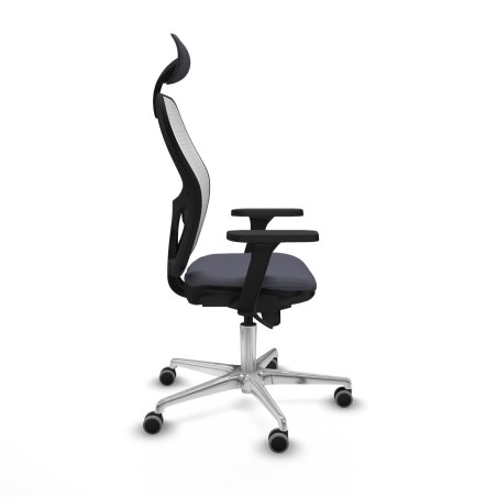 Sedia Ufficio con Poggiatesta Piqueras y Crespo 3D086G1 Grigio scuro