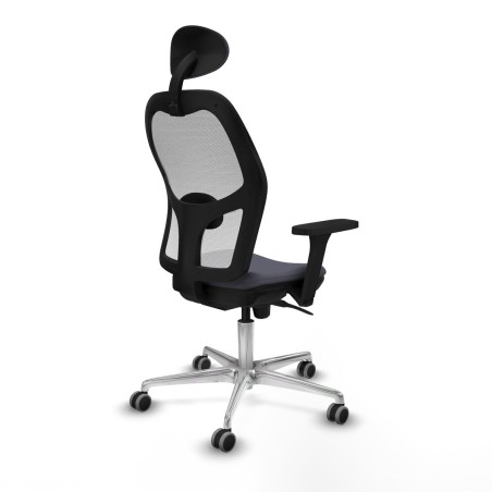 Sedia Ufficio con Poggiatesta Piqueras y Crespo 3D086G1 Grigio scuro