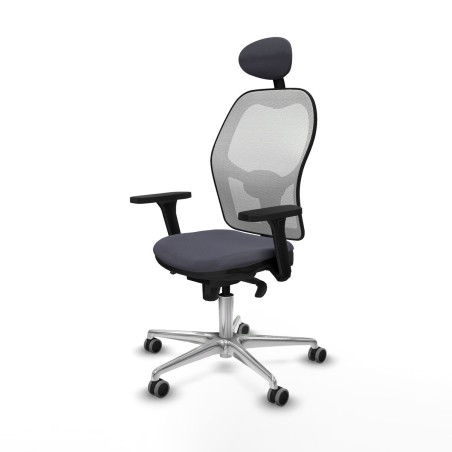 Sedia Ufficio con Poggiatesta Piqueras y Crespo 3D086G1 Grigio scuro