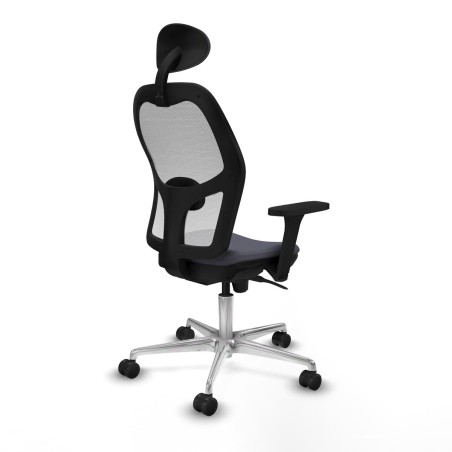 Chaise de Bureau avec Appui-tête Piqueras y Crespo 3D086N1 Gris fonc