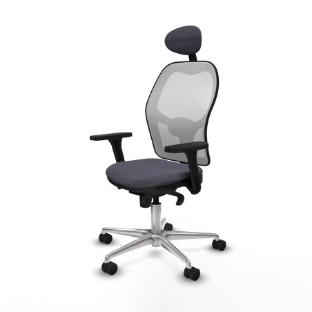 Chaise de Bureau avec Appui-tête Piqueras y Crespo 3D086N1 Gris fonc