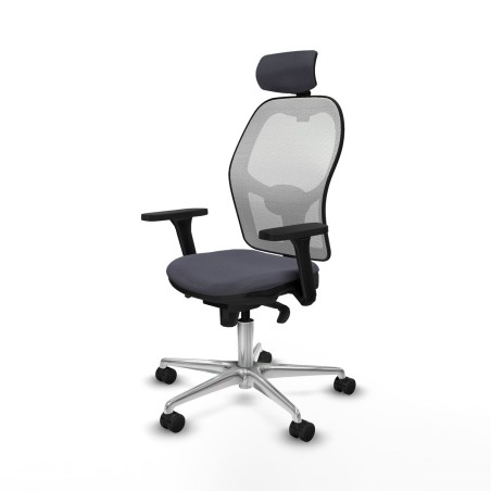 Chaise de Bureau avec Appui-tête Piqueras y Crespo 3D086N2 Gris fonc
