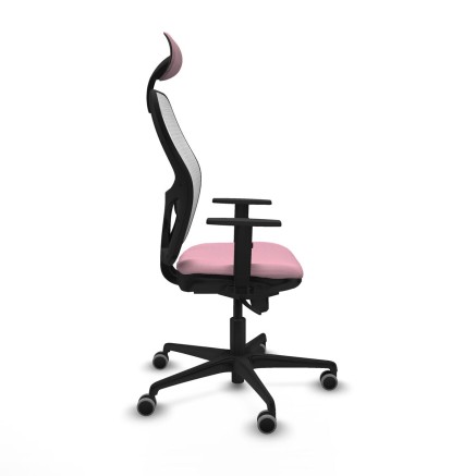 Office Chair with Headrest Jorquera Piqueras y Crespo 1D036G1 Pink 2