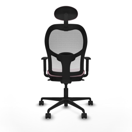 Sedia Ufficio con Poggiatesta Jorquera Piqueras y Crespo 1D036N1 Rosa