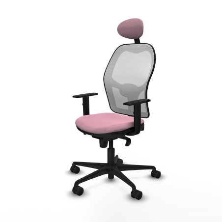 Sedia Ufficio con Poggiatesta Jorquera Piqueras y Crespo 1D036N1 Rosa
