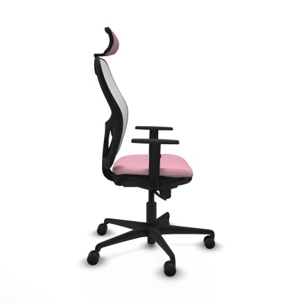Chaise de Bureau avec Appui-tête Piqueras y Crespo 1D036N2 Rose 2