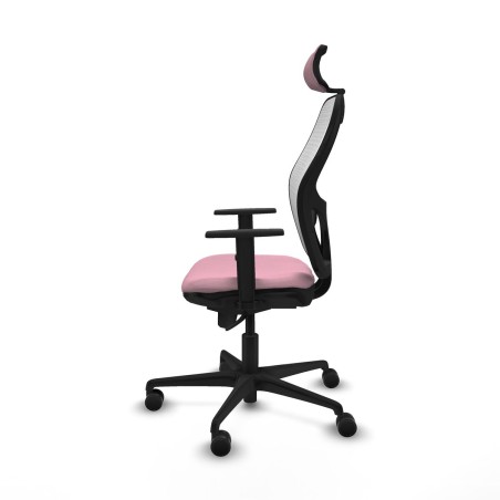 Chaise de Bureau avec Appui-tête Piqueras y Crespo 1D036N2 Rose