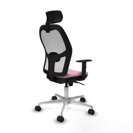 Office Chair with Headrest Piqueras y Crespo 1D086N2 Pink