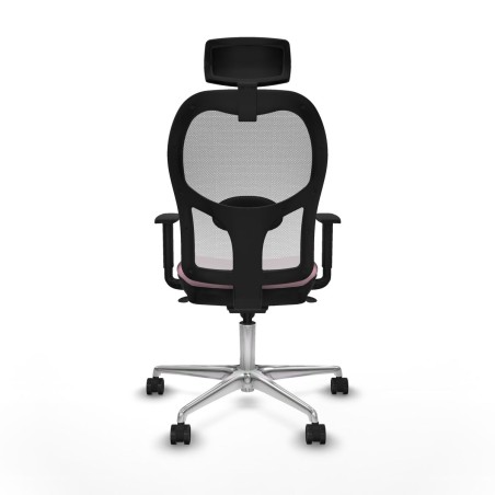 Office Chair with Headrest Piqueras y Crespo 1D086N2 Pink