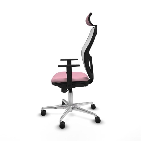 Sedia Ufficio con Poggiatesta Piqueras y Crespo 1D086N2 Rosa