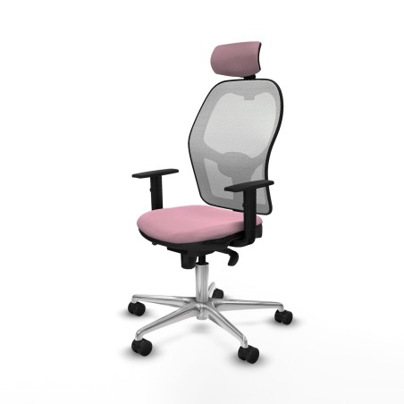 Office Chair with Headrest Piqueras y Crespo 1D086N2 Pink