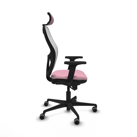 Sedia Ufficio con Poggiatesta Piqueras y Crespo 2D036G2 Rosa