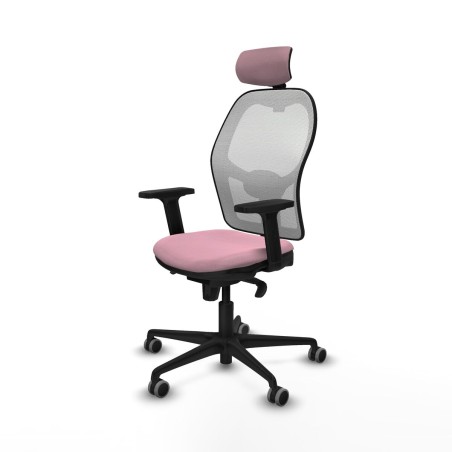Chaise de Bureau avec Appui-tête Piqueras y Crespo 2D036G2 Rose