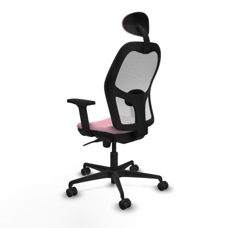 Chaise de Bureau avec Appui-tête Piqueras y Crespo 2D036N1 Rose