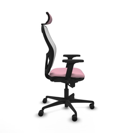 Sedia Ufficio con Poggiatesta Piqueras y Crespo 2D036N2 Rosa 2