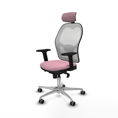 Bürostuhl mit Kopfstütze Piqueras y Crespo 2D086G2 Rosa