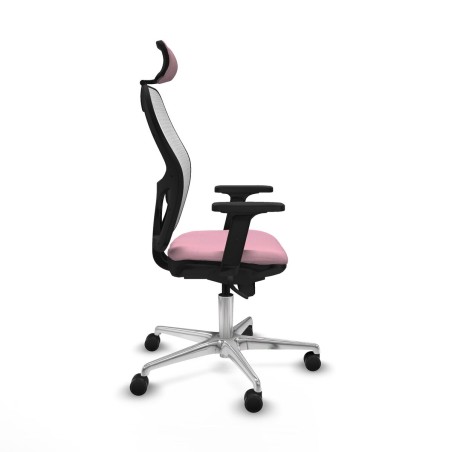 Chaise de Bureau avec Appui-tête Piqueras y Crespo 2D086N2 Rose