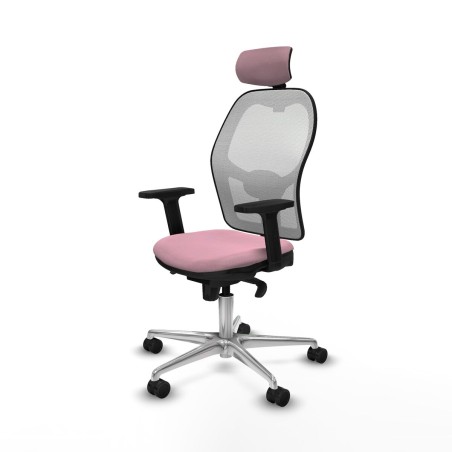 Chaise de Bureau avec Appui-tête Piqueras y Crespo 2D086N2 Rose