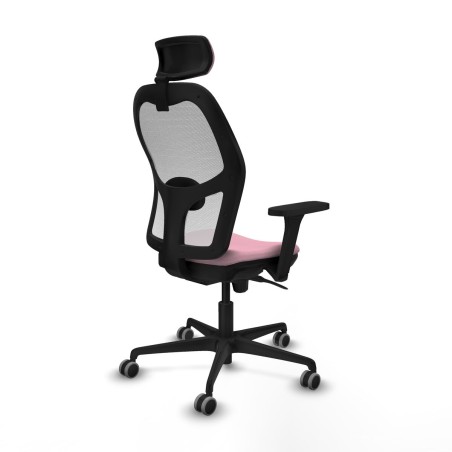 Chaise de Bureau avec Appui-tête Piqueras y Crespo 3D036G2 Rose