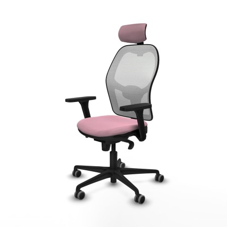 Chaise de Bureau avec Appui-tête Piqueras y Crespo 3D036G2 Rose