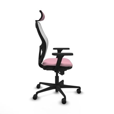 Office Chair with Headrest Piqueras y Crespo 3D036N2 Pink 2