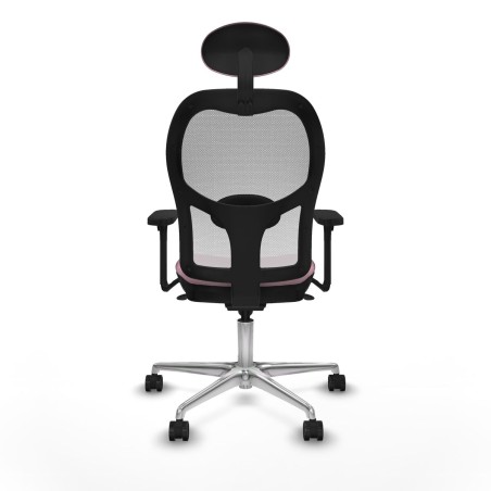 Chaise de Bureau avec Appui-tête Piqueras y Crespo 3D086N1 Rose