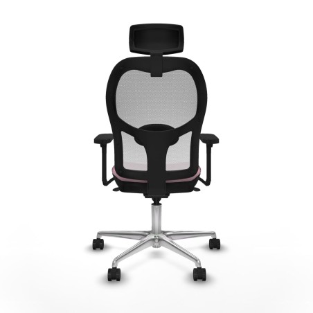 Chaise de Bureau avec Appui-tête Piqueras y Crespo 3D086N2 Rose
