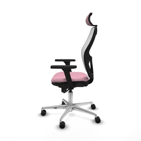 Chaise de Bureau avec Appui-tête Piqueras y Crespo 3D086N2 Rose