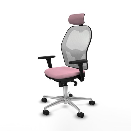 Chaise de Bureau avec Appui-tête Piqueras y Crespo 3D086N2 Rose