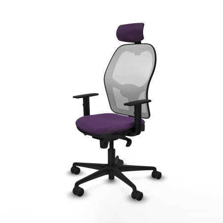 Chaise de Bureau avec Appui-tête Piqueras y Crespo 1D036N2 Violet