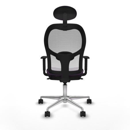 Office Chair with Headrest Jorquera Piqueras y Crespo 1D086N1 Purple
