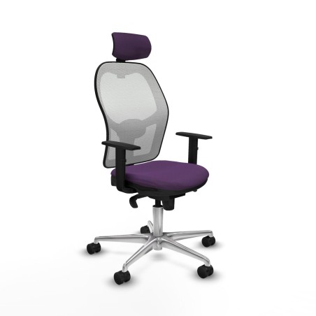 Chaise de Bureau avec Appui-tête Piqueras y Crespo 1D086N2 Violet