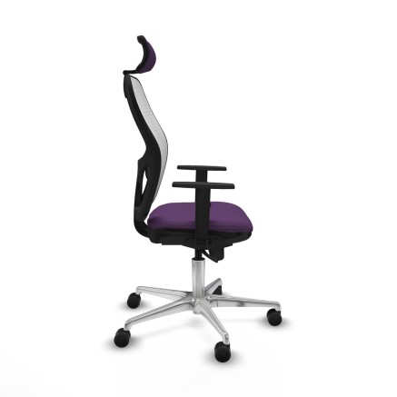 Office Chair with Headrest Piqueras y Crespo 1D086N2 Purple 2