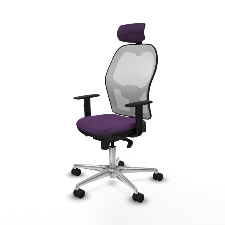 Chaise de Bureau avec Appui-tête Piqueras y Crespo 1D086N2 Violet