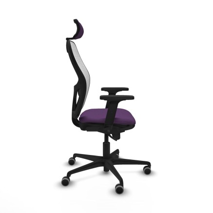 Chaise de Bureau avec Appui-tête Piqueras y Crespo 2D036G2 Violet 2