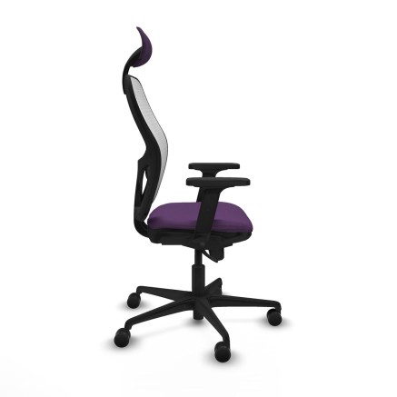 Sedia Ufficio con Poggiatesta Piqueras y Crespo 2D036N1 Viola 2