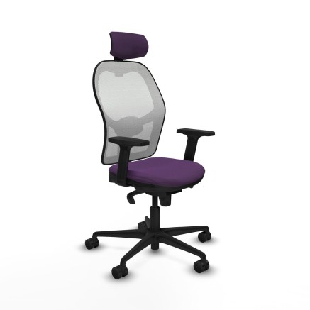 Chaise de Bureau avec Appui-tête Piqueras y Crespo 2D036N2 Violet