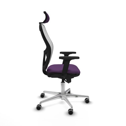 Office Chair with Headrest Piqueras y Crespo 2D086G2 Purple 2